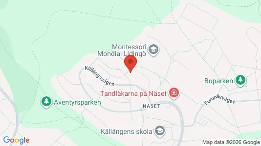 Apartments for rent i Lidingö - kort over placeringen