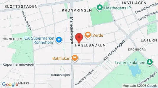 Apartments for rent i Malmö City - kort over placeringen