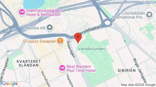 Apartments for rent i Vasastan - kort over placeringen