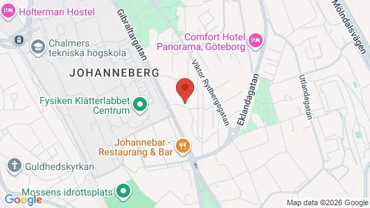 Apartments for rent i Johanneberg - kort over placeringen