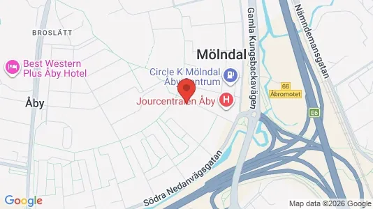 Apartments for rent i Mölndal - kort over placeringen