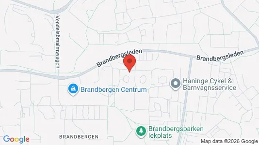 Apartments for rent i Haninge - kort over placeringen