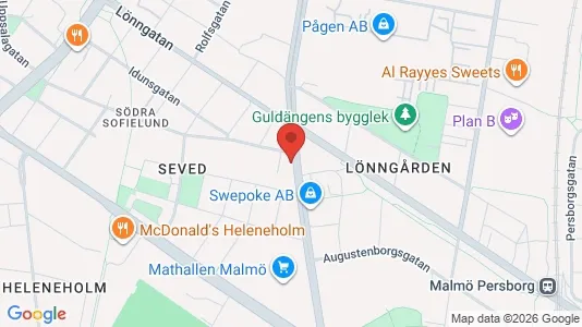 Apartments for rent i Sofielund - kort over placeringen