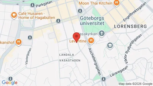 Apartments for rent i Gothenburg City Centre - kort over placeringen