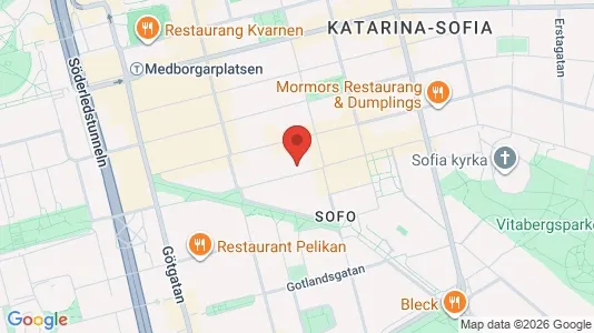 Apartments for rent i Södermalm - kort over placeringen