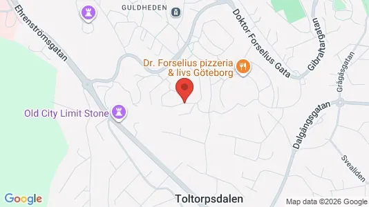 Apartments for rent i Gothenburg City Centre - kort over placeringen