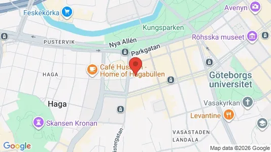 Apartments for rent i Gothenburg City Centre - kort over placeringen