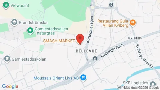 Apartments for rent i Gothenburg East - kort over placeringen