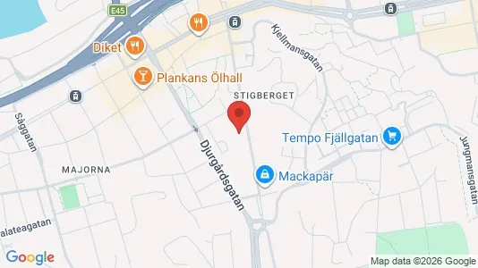 Apartments for rent i Majorna-Linné - kort over placeringen