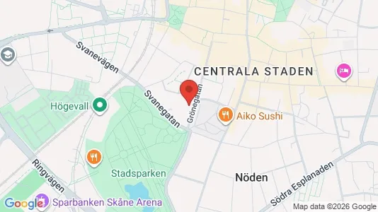 Apartments for rent i Lund - kort over placeringen