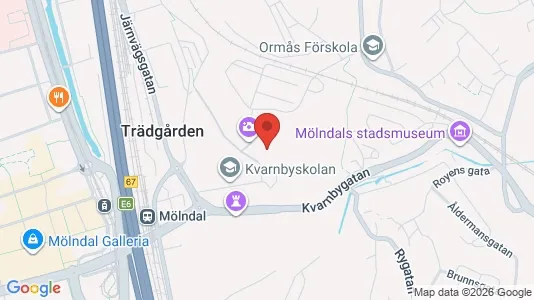 Apartments for rent i Mölndal - kort over placeringen