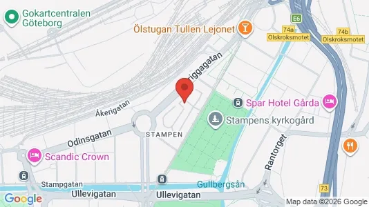 Apartments for rent i Gothenburg City Centre - kort over placeringen