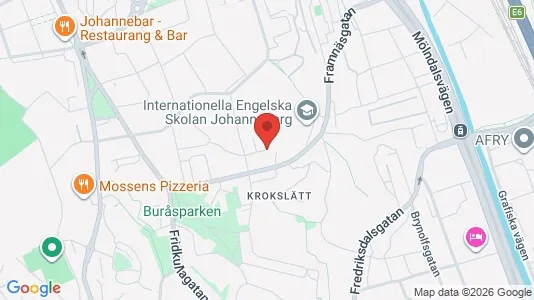 Apartments for rent i Johanneberg - kort over placeringen