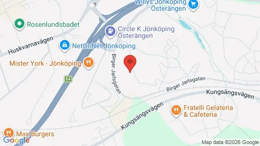Apartments for rent i Jönköping - kort over placeringen