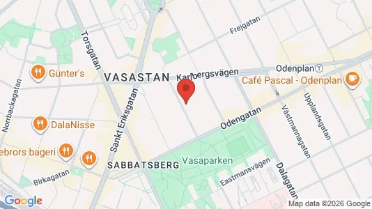 Apartments for rent i Vasastan - kort over placeringen