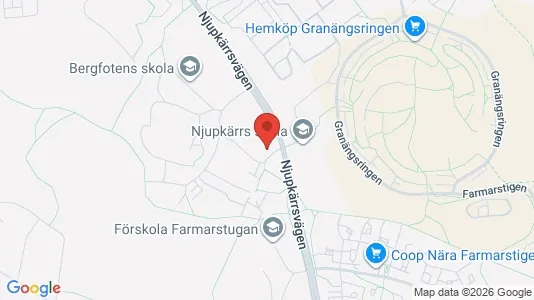 Apartments for rent i Tyresö - kort over placeringen