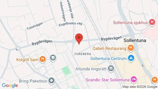 Apartments for rent i Sollentuna - kort over placeringen