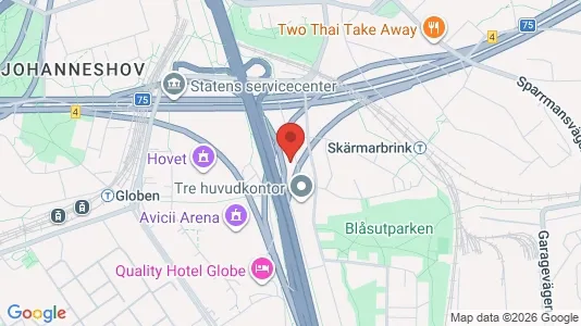 Apartments for rent i Stockholm South - kort over placeringen