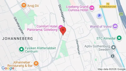 Apartments for rent i Johanneberg - kort over placeringen