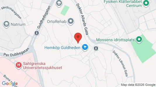 Apartments for rent i Gothenburg City Centre - kort over placeringen