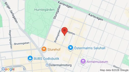 Apartments for rent i Östermalm - kort over placeringen