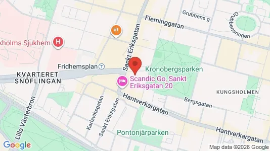 Apartments for rent i Kungsholmen - kort over placeringen