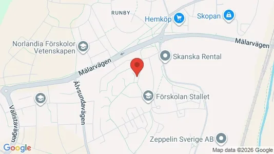Apartments for rent i Upplands Väsby - kort over placeringen