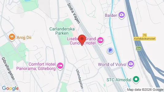 Apartments for rent i Johanneberg - kort over placeringen