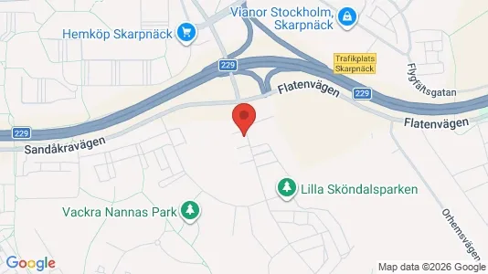 Apartments for rent i Stockholm South - kort over placeringen