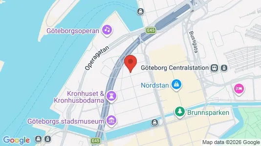 Apartments for rent i Gothenburg City Centre - kort over placeringen