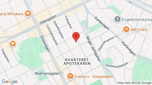 Apartments for rent i Vasastan - kort over placeringen