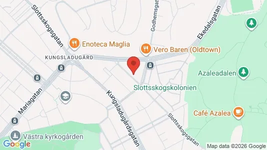 Apartments for rent i Majorna-Linné - kort over placeringen