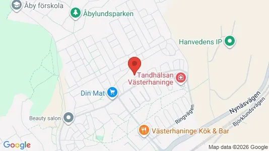 Apartments for rent i Haninge - kort over placeringen