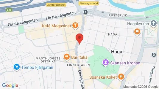 Apartments for rent i Gothenburg City Centre - kort over placeringen