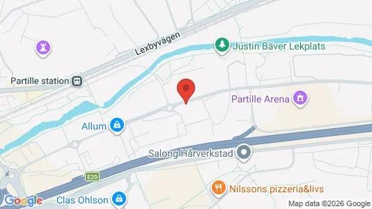 Apartments for rent i Partille - kort over placeringen