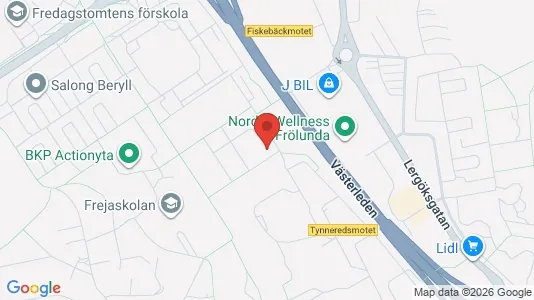 Apartments for rent i Askim-Frölunda-Högsbo - kort over placeringen