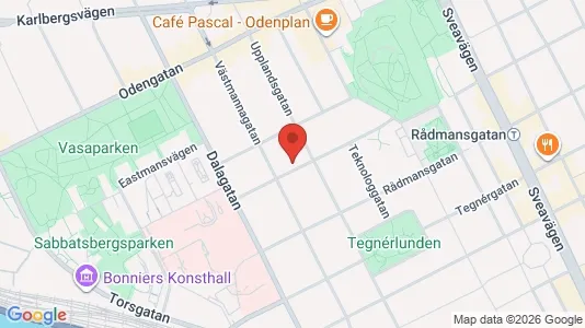 Apartments for rent i Vasastan - kort over placeringen
