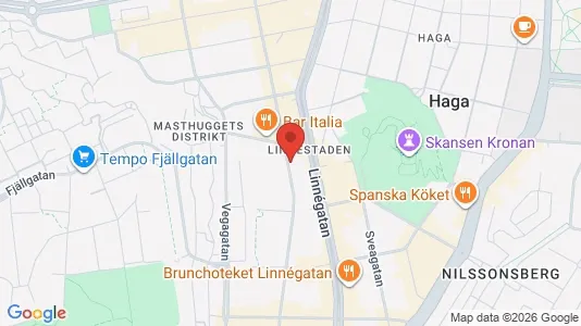 Apartments for rent i Gothenburg City Centre - kort over placeringen