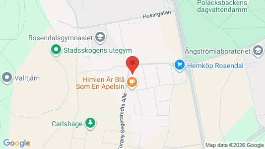 Apartments for rent i Uppsala - kort over placeringen