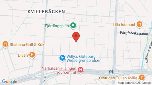 Apartments for rent i Lundby - kort over placeringen