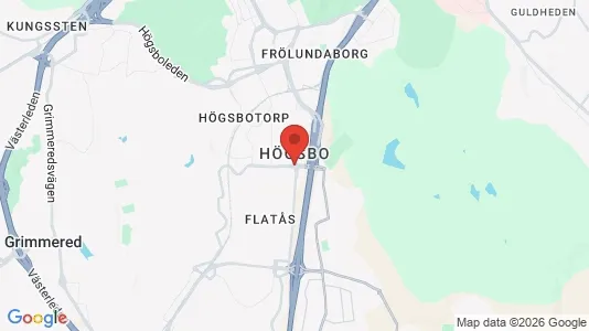 Apartments for rent i Askim-Frölunda-Högsbo - kort over placeringen