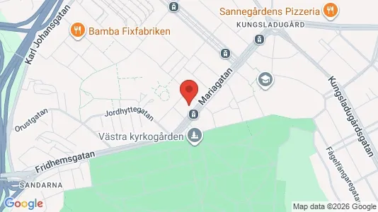 Apartments for rent i Majorna-Linné - kort over placeringen