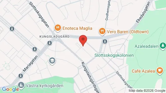Apartments for rent i Majorna-Linné - kort over placeringen