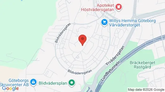 Apartments for rent i Västra hisingen - kort over placeringen
