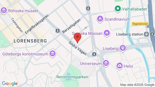 Apartments for rent i Johanneberg - kort over placeringen