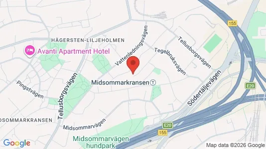 Apartments for rent i Stockholm South - kort over placeringen