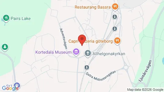 Apartments for rent i Gothenburg East - kort over placeringen