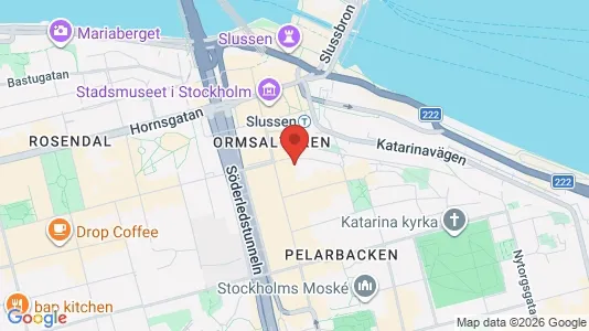 Apartments for rent i Södermalm - kort over placeringen