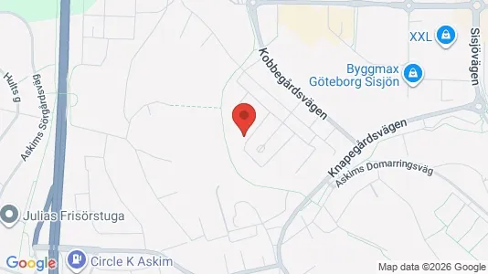 Apartments for rent i Askim-Frölunda-Högsbo - kort over placeringen