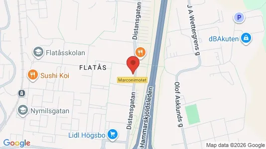 Apartments for rent i Askim-Frölunda-Högsbo - kort over placeringen